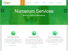 Tablet Screenshot of numerumservices.com